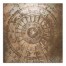 Bronze Distressed Gear 30x30 Canvas Wall Art