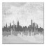 London Paris New York Skyline 36x36 Canvas Wall Art