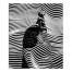 Abstract Zebra Woman 20x24 Canvas Wall Art