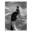 Abstract Zebra Woman 30x40 Canvas Wall Art