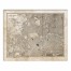 Vintage Map of London on Water Stained Canvas 24x30 Canvas Wall Art