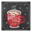 Hot Cocoa Cold Days 12x12 Canvas Wall Art