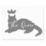 Cat Queen 8x10 Tabletop Canvas
