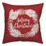 Merry Christmas 18x18 Indoor / Outdoor Pillow