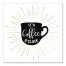 It's Coffee O'Clock 16x16 Canvas Wall Art