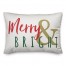 Merry & Bright 14x20 Spun Poly Pillow