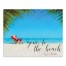 Santa has Gone to the Beach 8x10 Tabletop Canvas