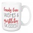 Candy Cane Wishes & Mistletoe Kisses 15 oz Mug