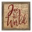 Joy to the World 12x12 Framed Pallet Wood Art