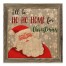 I'll Be Ho Ho Home for Christmas 12x12 Framed Pallet Wood Art