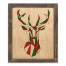 Geo Reindeer 14x11 Framed Pallet Wood Art