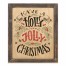 Have a Holly Jolly Christmas 14x11 Framed Pallet Wood Art