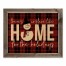 There's No Place Like Home for the Holiday's 20x16 Framed Pallet Wood Art