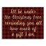 I'll Be Under the Christmas Tree 14x10.5 Pallet Wood Art