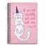 Rub My Belly and Your Wish Will Come True 6x8 Ruled Spiral Notebook