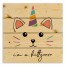 I'm a Kittycorn 14x14 Pallet Wood Art