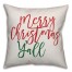 Merry Christmas Y'all 18x18 Spun Poly Pillow