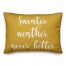 Sweater Weather Never Better in Mustard 14x20 Spun Poly Pillow