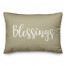 Blessings in Beige 14x20 Spun Poly Pillow