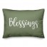 Blessings in Green 14x20 Spun Poly Pillow