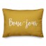 Bone-jour in Mustard 14x20 Spun Poly Pillow