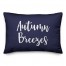 Autumn Breezes in Navy 14x20 Spun Poly Pillow