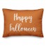 Happy Falloween in Orange 14x20 Spun Poly Pillow
