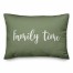 Family Time in Green 14x20 Spun Poly Pillow