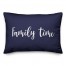 Family Time in Navy 14x20 Spun Poly Pillow