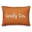 Family Time in Orange 14x20 Spun Poly Pillow
