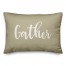 Gather in Beige 14x20 Spun Poly Pillow