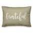 Grateful in Beige 14x20 Spun Poly Pillow