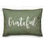 Grateful in Green 14x20 Spun Poly Pillow