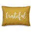 Grateful in Mustard 14x20 Spun Poly Pillow