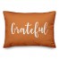 Grateful in Orange 14x20 Spun Poly Pillow