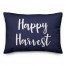 Happy Harvest in Navy 14x20 Spun Poly Pillow