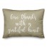 Give Thanks With A Grateful Heart in Beige 14x20 Spun Poly Pillow