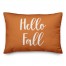Hello Fall in Orange 14x20 Spun Poly Pillow