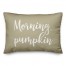 Morning, Pumpkin in Beige 14x20 Spun Poly Pillow