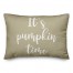 It's Pumpkin Time in Beige 14x20 Spun Poly Pillow