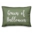 Queen Of Halloween in Green 14x20 Spun Poly Pillow