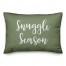 Snuggle Season in Green 14x20 Spun Poly Pillow