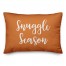 Snuggle Season in Orange 14x20 Spun Poly Pillow