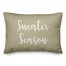 Sweater Season in Beige 14x20 Spun Poly Pillow