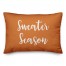 Sweater Season in Orange 14x20 Spun Poly Pillow