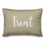 Treat in Beige 14x20 Spun Poly Pillow