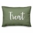 Treat in Green 14x20 Spun Poly Pillow