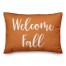 Welcome Fall in Orange 14x20 Spun Poly Pillow