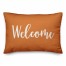 Welcome in Orange 14x20 Spun Poly Pillow