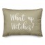 What Up, Witches? in Beige 14x20 Spun Poly Pillow